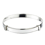 Child's Silver Expanding Bangle - hersey-and-son