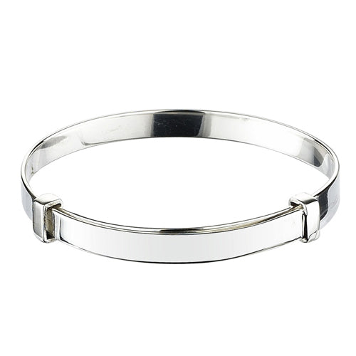 Child's Silver Expanding Bangle - hersey-and-son