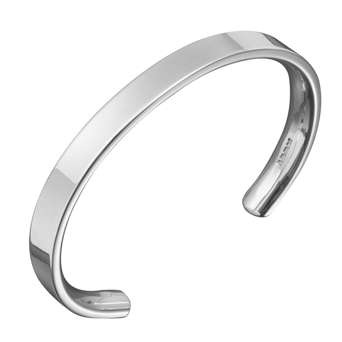 Mens Silver Chunky Bracelet