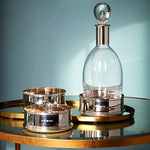 Silver Wine Coaster - Deluxe Reed - hersey-and-son