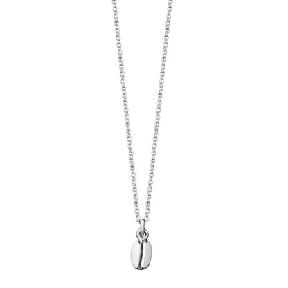 Silver coffee Bean necklace
