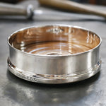 (TEST) Coronation Hallmark Silver Coaster - Extra Heavy (TEST) - hersey-and-son