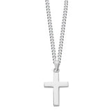 Chunky Sterling Silver Cross Necklace - hersey-and-son