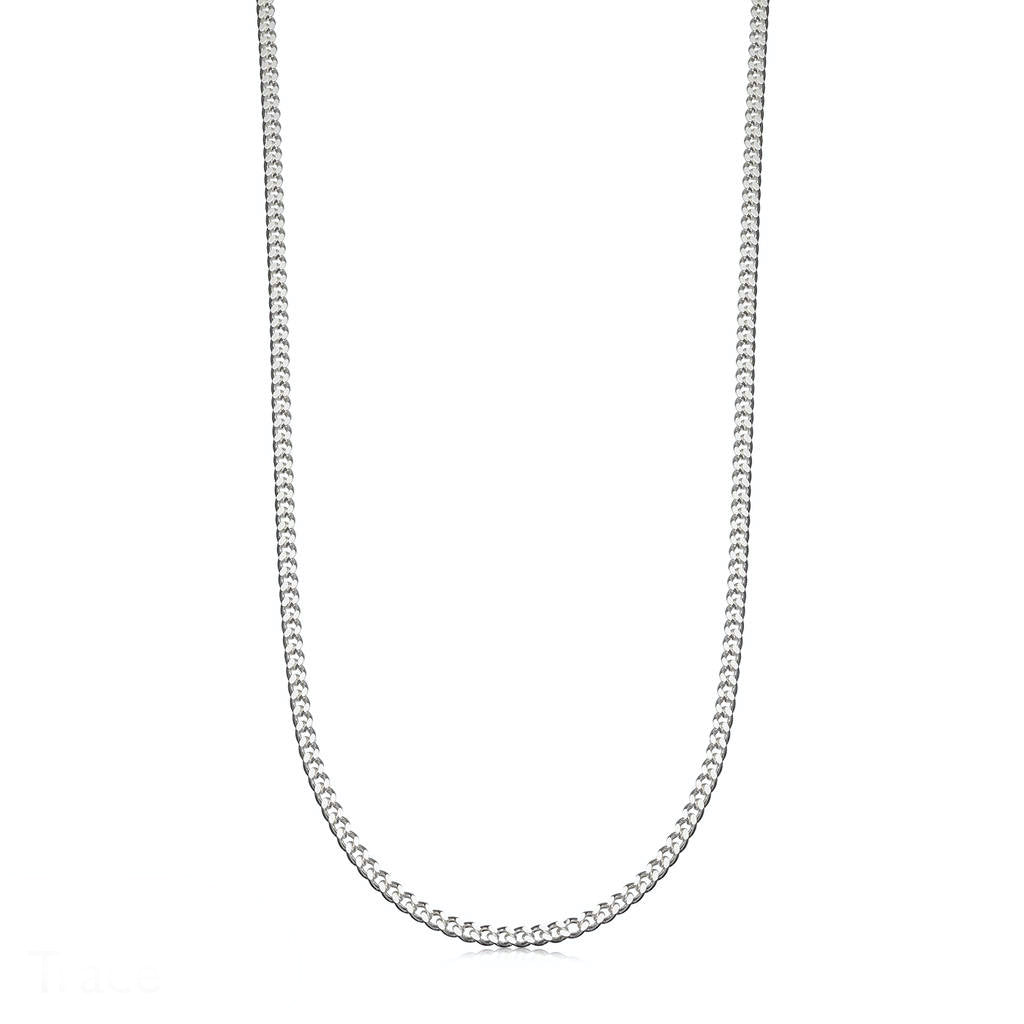 Slim Sterling Silver Curb Chains