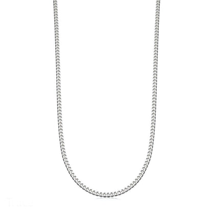 Slim Sterling Silver Curb Chains