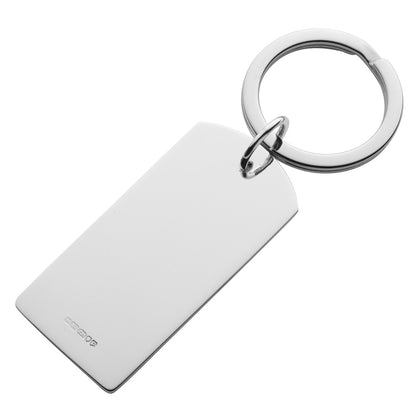 Silver Dog Tag Keyring