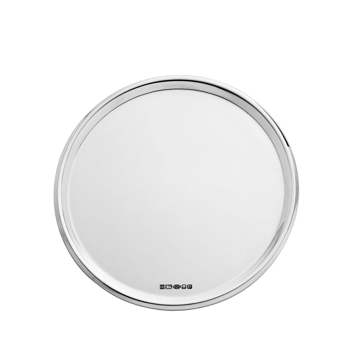 Silver drinks coaster