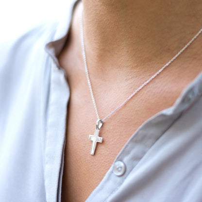 Silver small cross