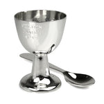 Silver Egg Cup and Spoon - hersey-and-son