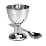 Silver Egg Cup and Spoon - hersey-and-son