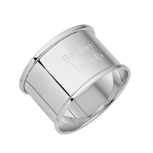 Silver Napkin Ring - Engraved