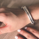 Sterling Silver Expanding Bangle - hersey-and-son