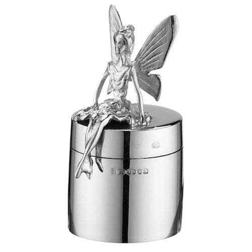 Silver Fairy First Tooth Box