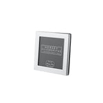 Slim Silver Photograph Frame Single - hersey-and-son