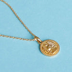 18ct Gold plated Guardian Angel Necklace - hersey-and-son
