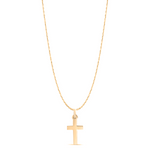 Solid 9ct Gold Deluxe Cross Pendant - hersey-and-son