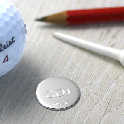 solid silver engraved golf ball market