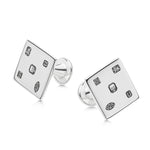 King Charles III Coronation Hallmark Silver Cufflinks - hersey-and-son