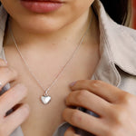 Sterling Silver Heart Pendant - hersey-and-son