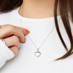 Sterling Silver Heart Pendant - hersey-and-son