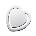 Silver Heart Bookmark - hersey-and-son