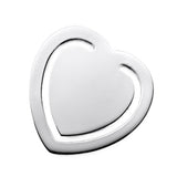 Silver Heart Bookmark - hersey-and-son