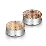 Silver Wine Coaster - Deluxe Plain - hersey-and-son