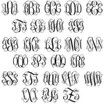 Silver Monogram Napkin Hook - hersey-and-son