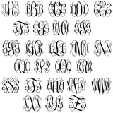Silver Monogram Napkin Hook - hersey-and-son