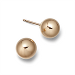Gold Ball Earrings - hersey-and-son
