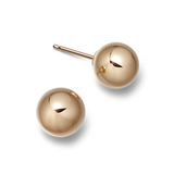 Gold Ball Earrings - hersey-and-son