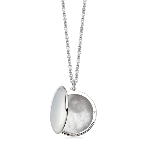 Sterling silver locket and 2025 chain