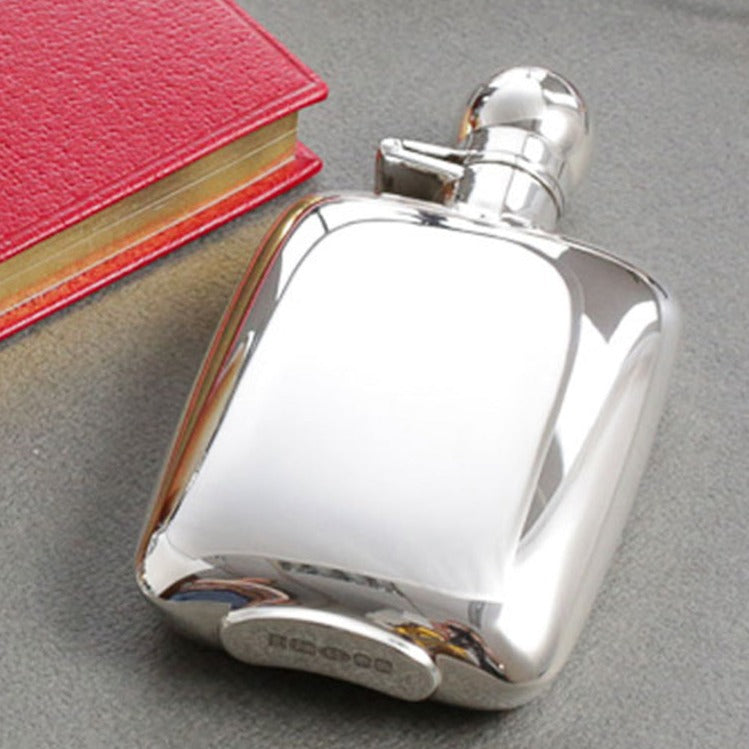 Silver hip flask