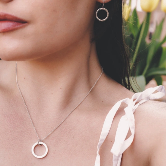 Sterling Silver Circulus Earrings - hersey-and-son