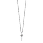 Mini Silver Letter "I" Initial Necklace - hersey-and-son