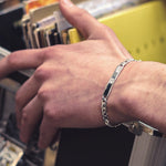 Men's Silver Identity Chain Bracelet - hersey-and-son