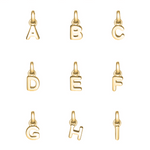 18ct Gold plated & Sterling Silver Initial Letter Necklace - hersey-and-son
