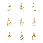 18ct Gold plated & Sterling Silver Initial Letter Necklace - hersey-and-son