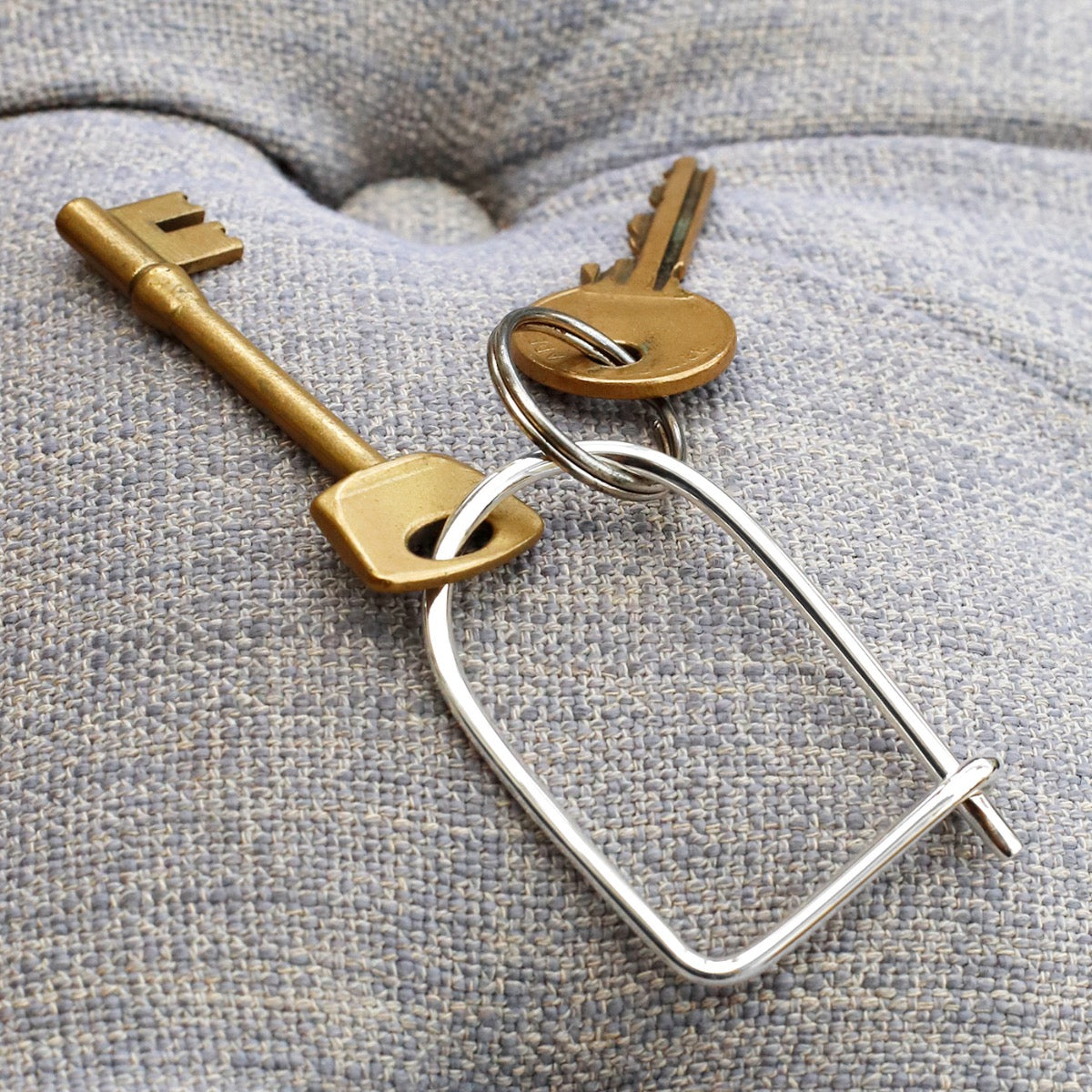 Sterling silver key clip 