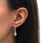 Sterling Silver Teardrop Earring - hersey-and-son