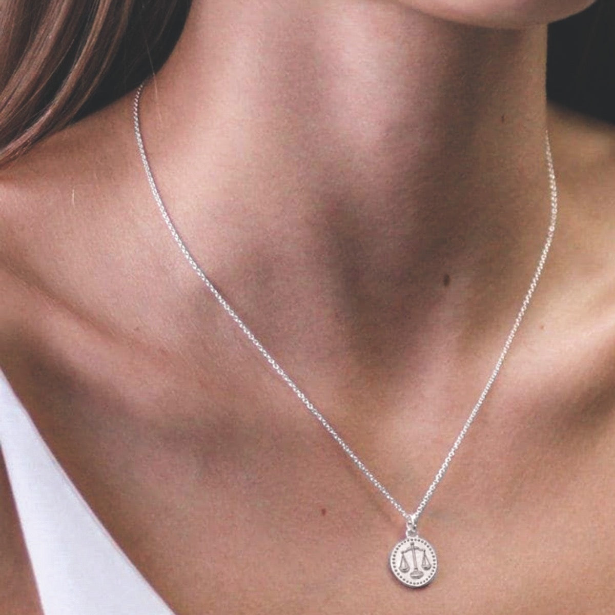 Sterling Silver Zodiac Necklace - hersey-and-son