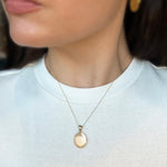 Solid 9ct Gold Oval Locket - hersey-and-son