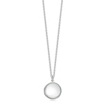 Small Sterling Silver Round Locket - hersey-and-son
