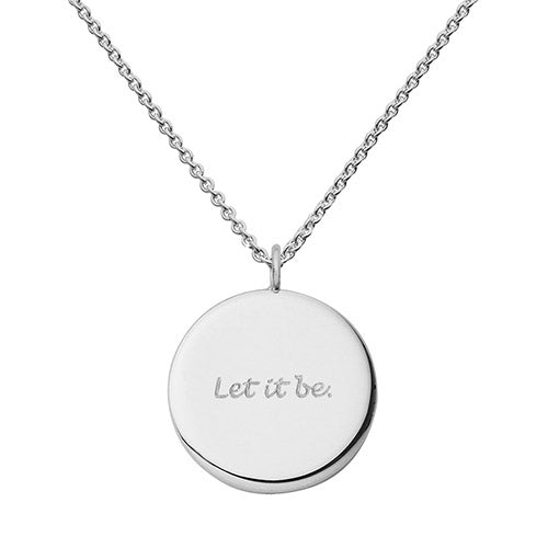 Lucky Penny Necklace Reverse