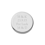 Silver Lucky Sixpence Keepsake - hersey-and-son