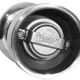 Silver Peugeot Saltmill - 4 inches - hersey-and-son