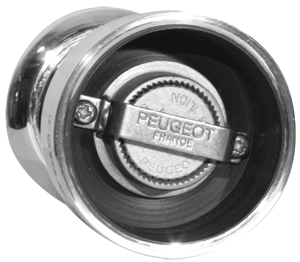 Silver Peugeot Saltmill - 4 inches - hersey-and-son