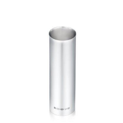 Sterling Silver Tubular Vase