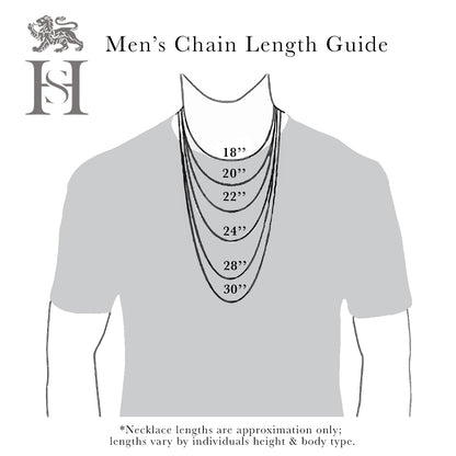 Mens Chain Lengths Chart 