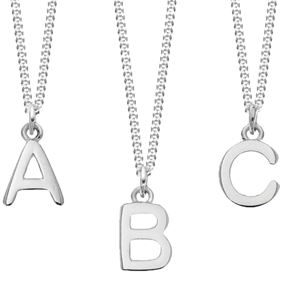 Chunky initial necklace 